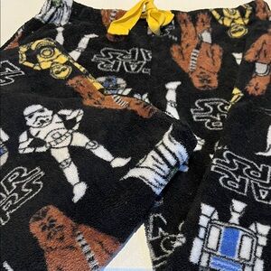 Star Wars Black and White Fleece Pants